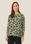 Masai Barr Pattered Jersey Top, Oasis