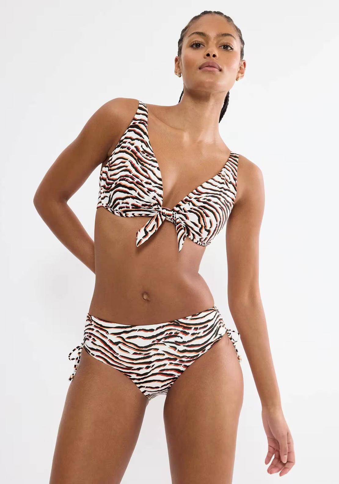 Triumph Summer Wild Wired Bikini Brief, White Multi