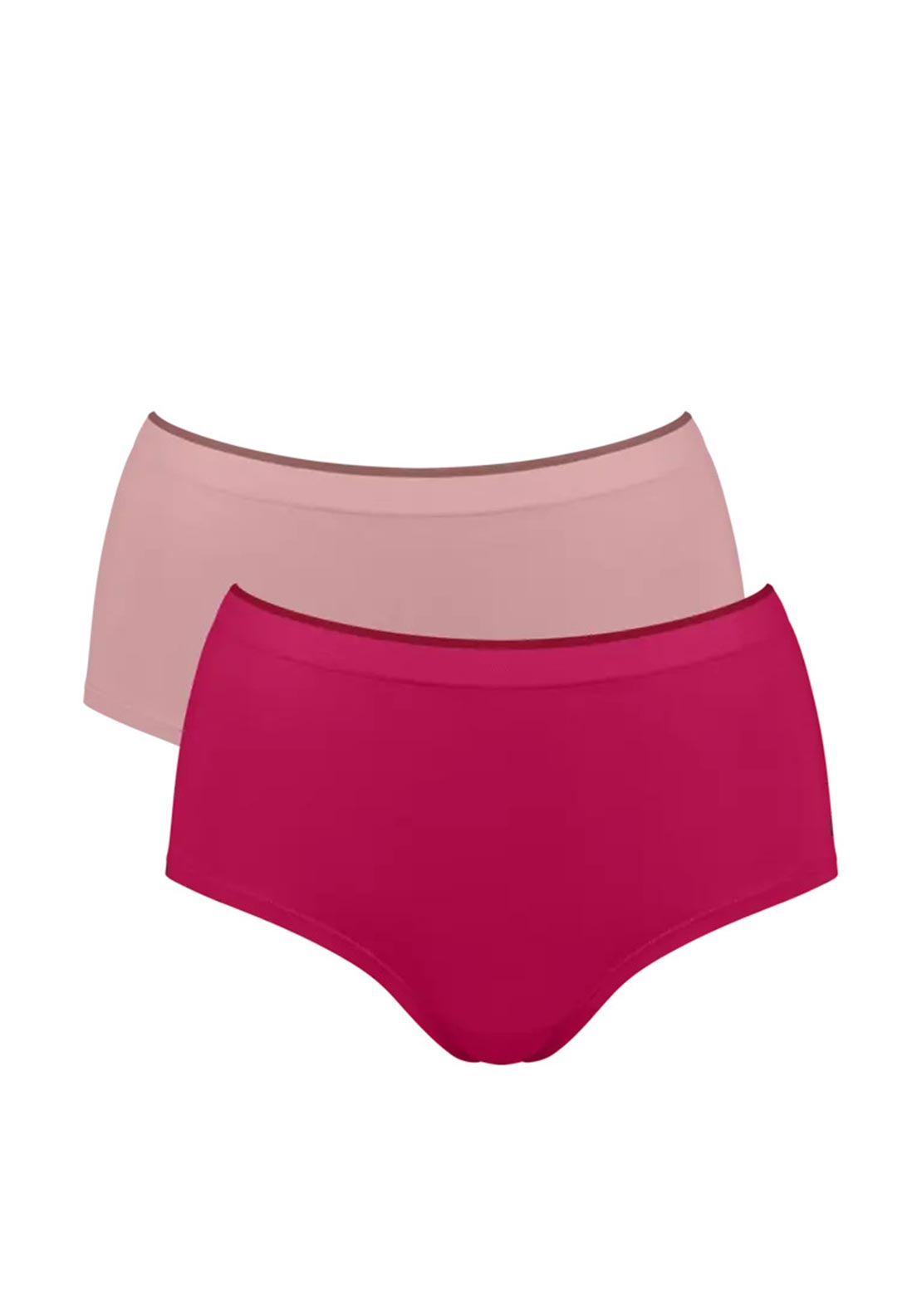 Sloggi Go Sense Maxi Brief Two Pack, Pink Multi