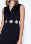 Kameya Cut-Out Detail Maxi A-Line Dress, Black