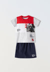 Hashtag Boy Tee and Short Set, Red