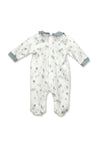 Babidu Baby Boy Forest Print Sleepsuit, Blue Multi