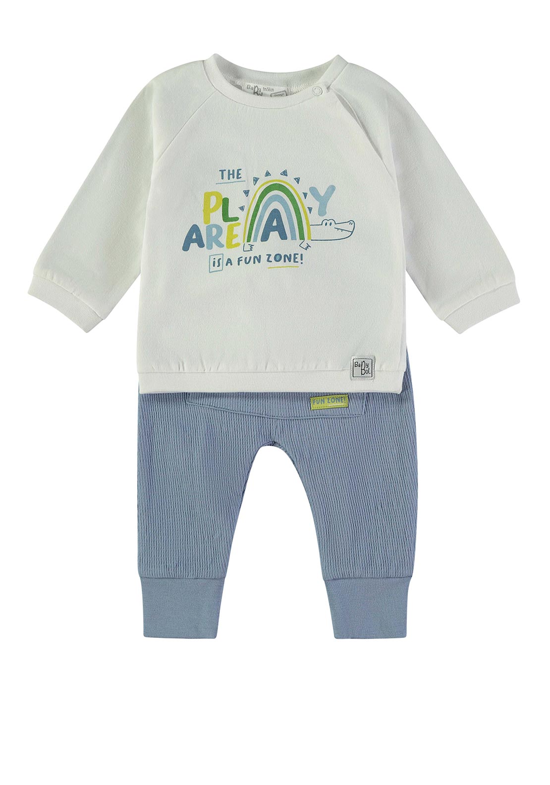 Babybol Baby Boy Play Area Two Piece Set, Blue