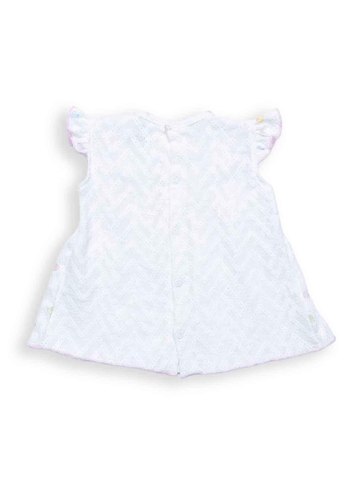 FS Baby Girl Heart Dress and Short Set, White
