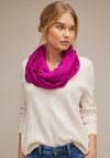 Street One Basic Loop Scarf, Bright Cosy Pink
