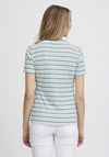 Fransa Sani Stripe T-Shirt, Blue & Mint