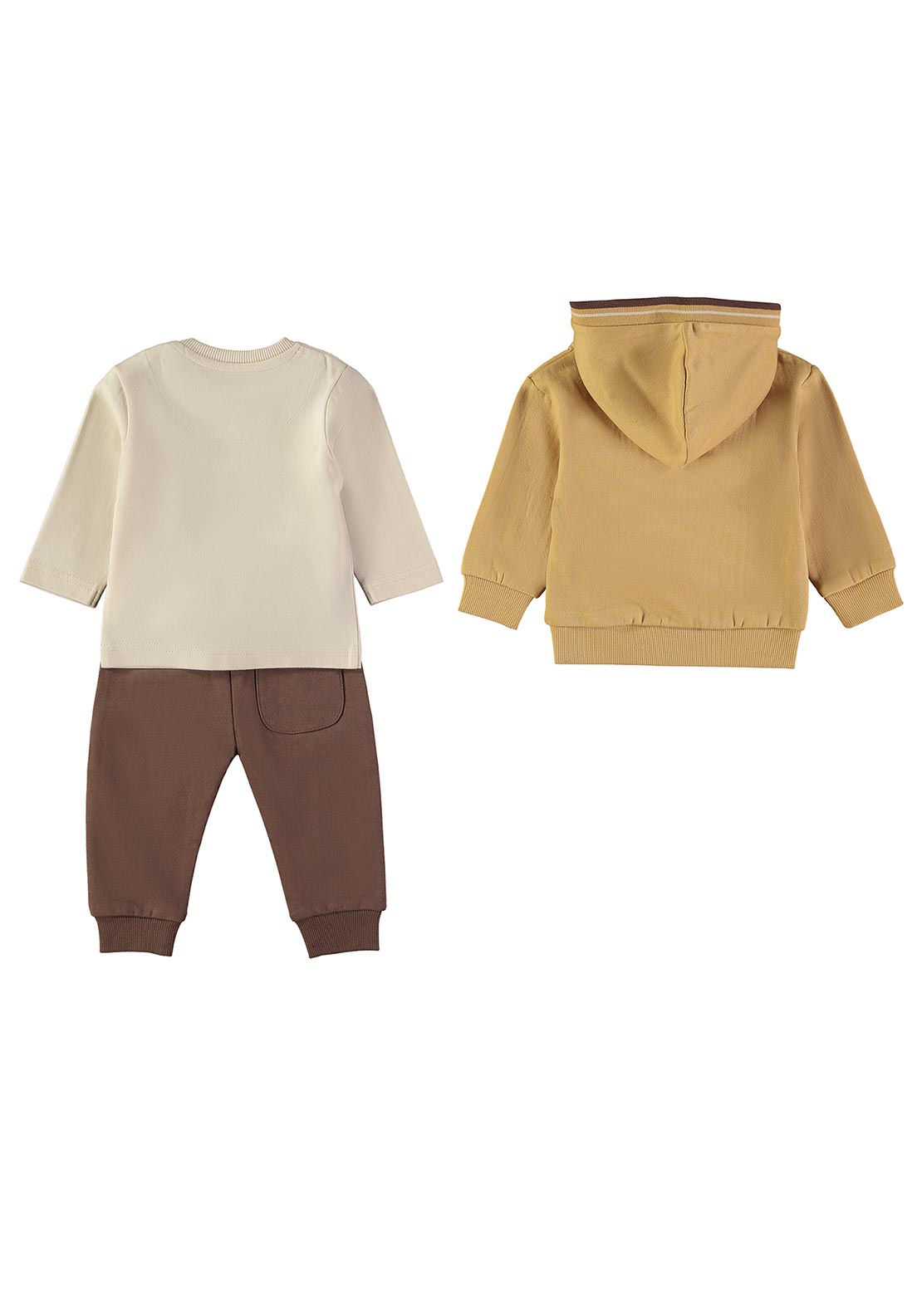 Babybol Baby Boy Move 3 Piece Tracksuit, Yellow
