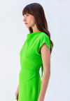 Kameya Cut-Out Back Midi Dress, Green