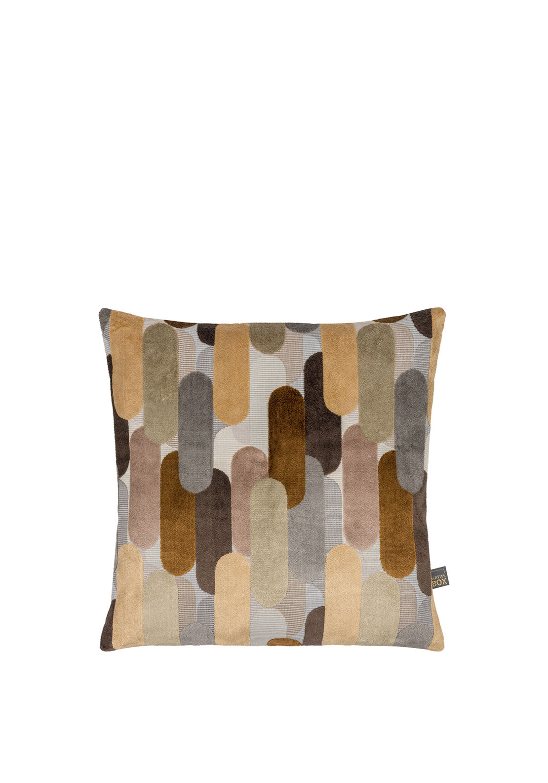 Scatter Box Idris Large Cushion 58x58cm, Brown Multi