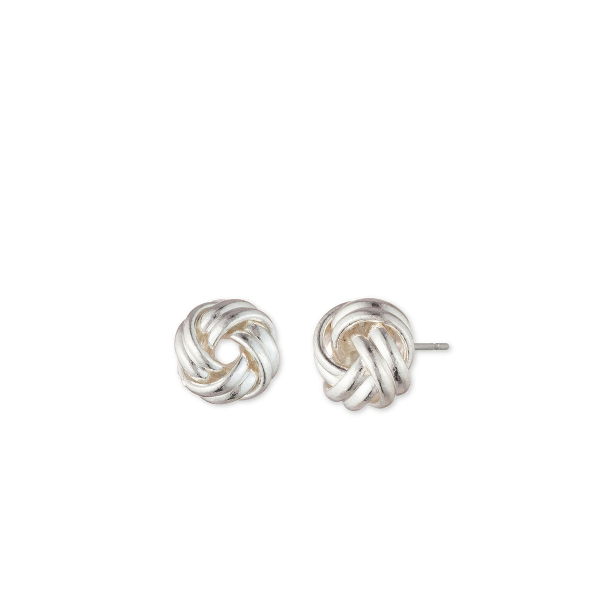Ralph Lauren Knot Stud Earrings, Silver