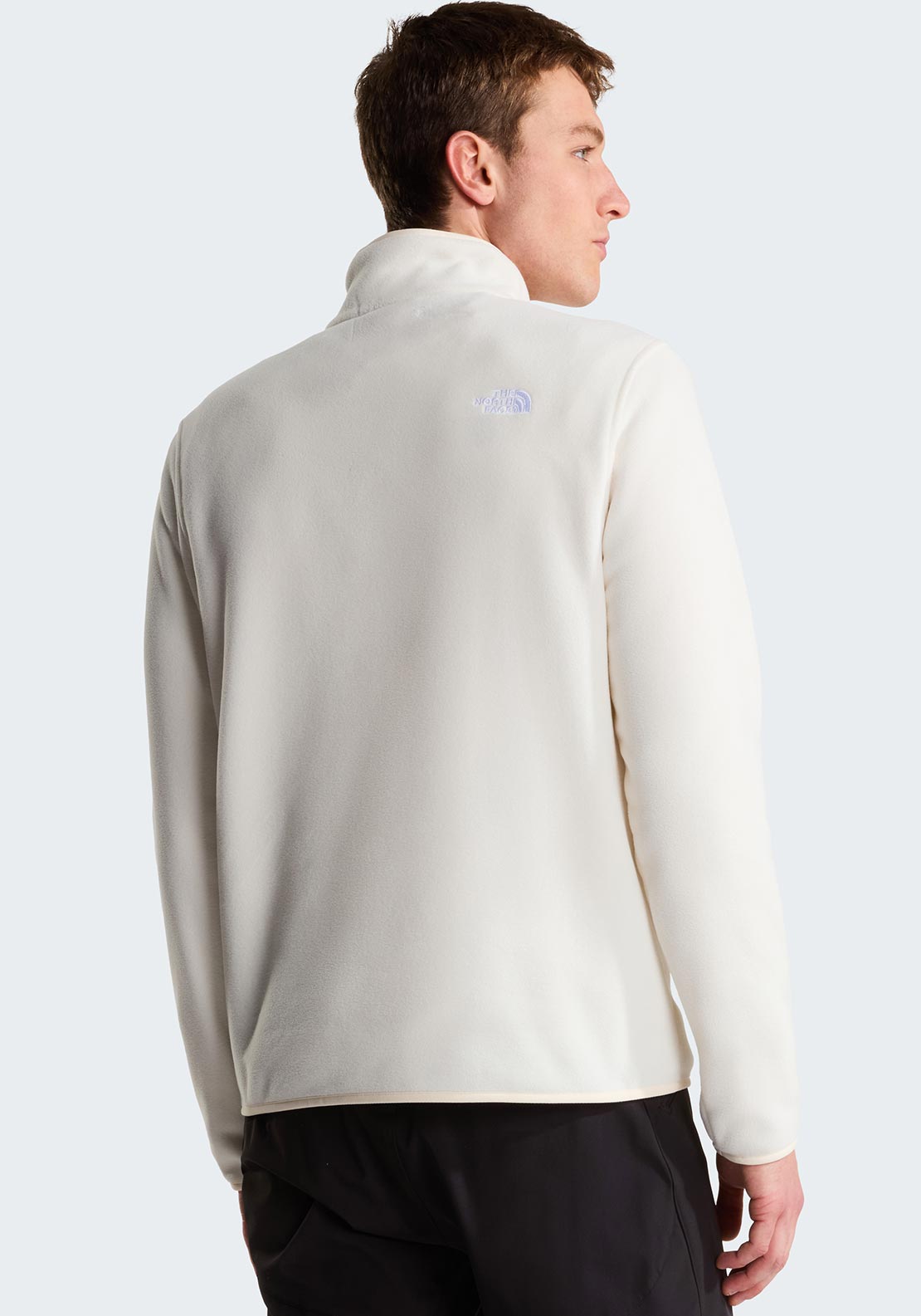 The North Face Men’s Glacier Quarter Zip Fleece, Off White