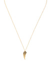 9 Carat Gold Angel Wing Necklace, Yellow Gold