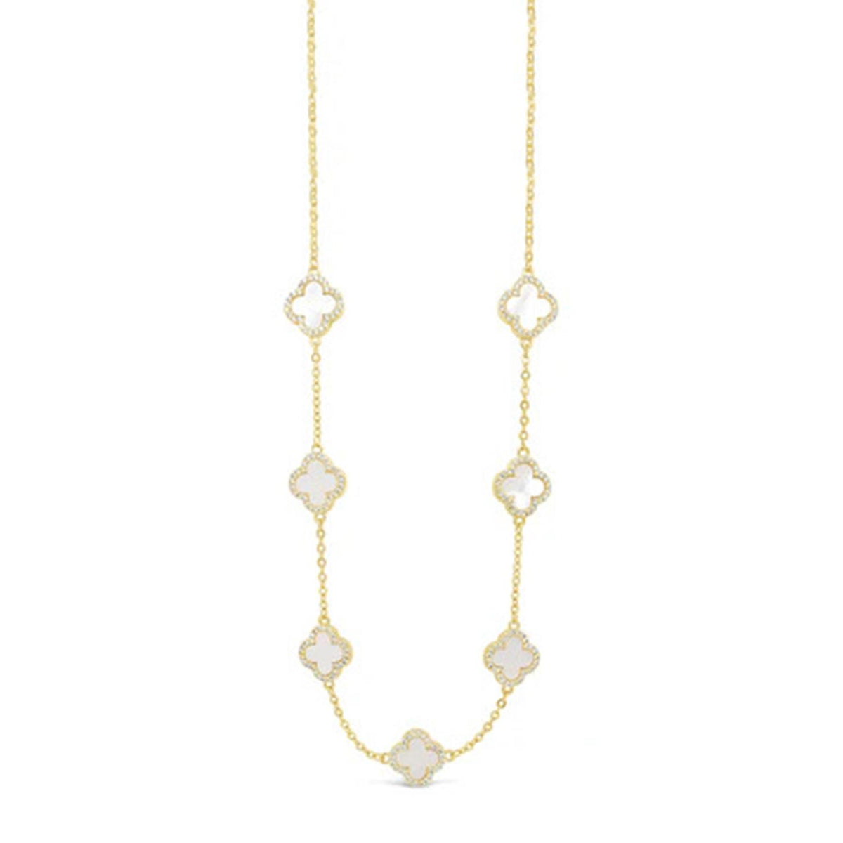 Absolute Opal Petal Necklace, Gold