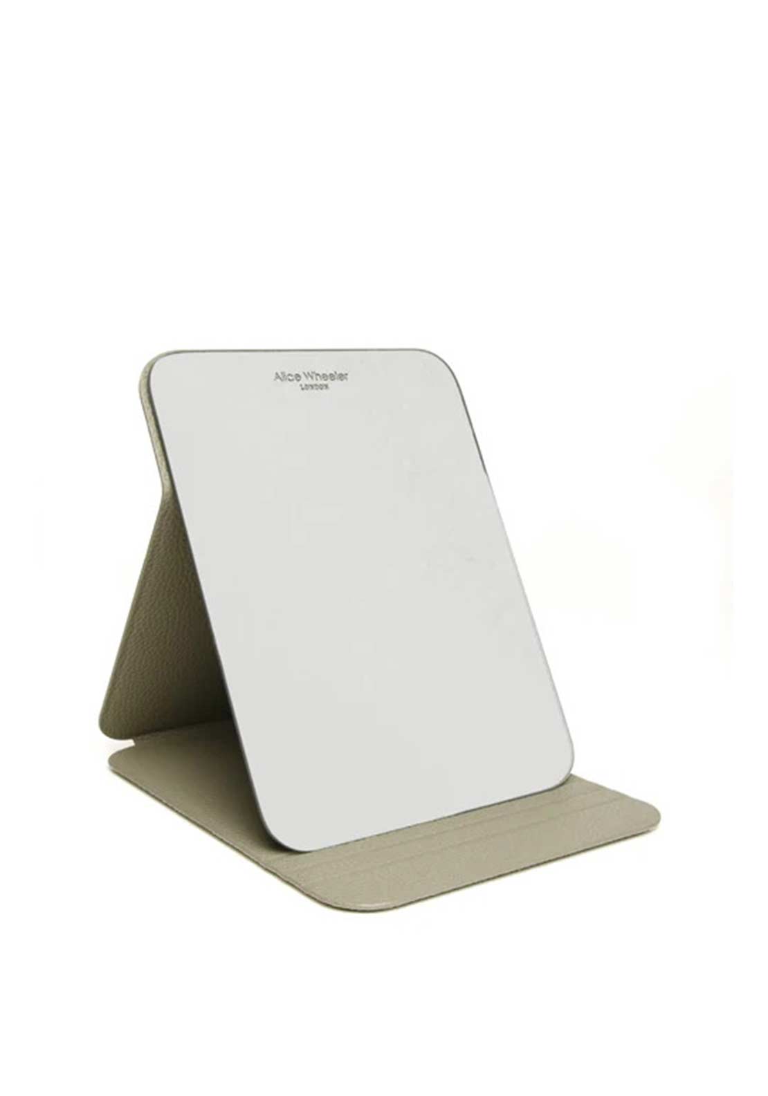 Alice Wheeler London Folding Travel Mirror, Pistachio Green