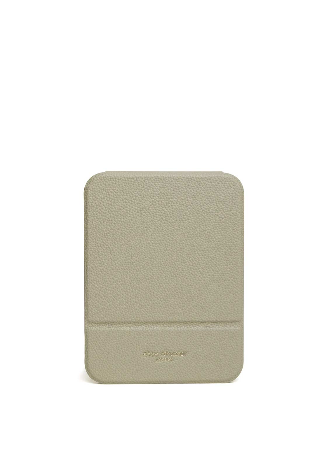 Alice Wheeler London Folding Travel Mirror, Pistachio Green