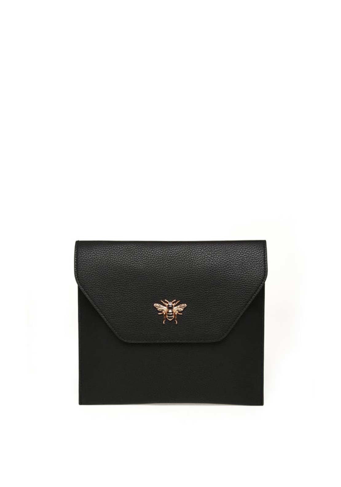 Alice Wheeler London Travel Mirror & Case, Black