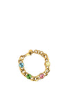 Dyrberg/Kern Ariane Pastel Crystal Bracelet, Gold