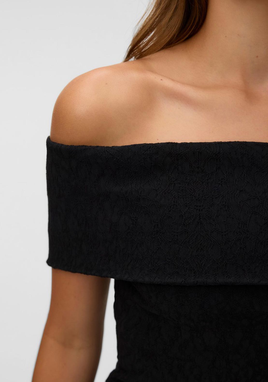 Vero Moda Aware Elliana Off Shoulder Top, Black