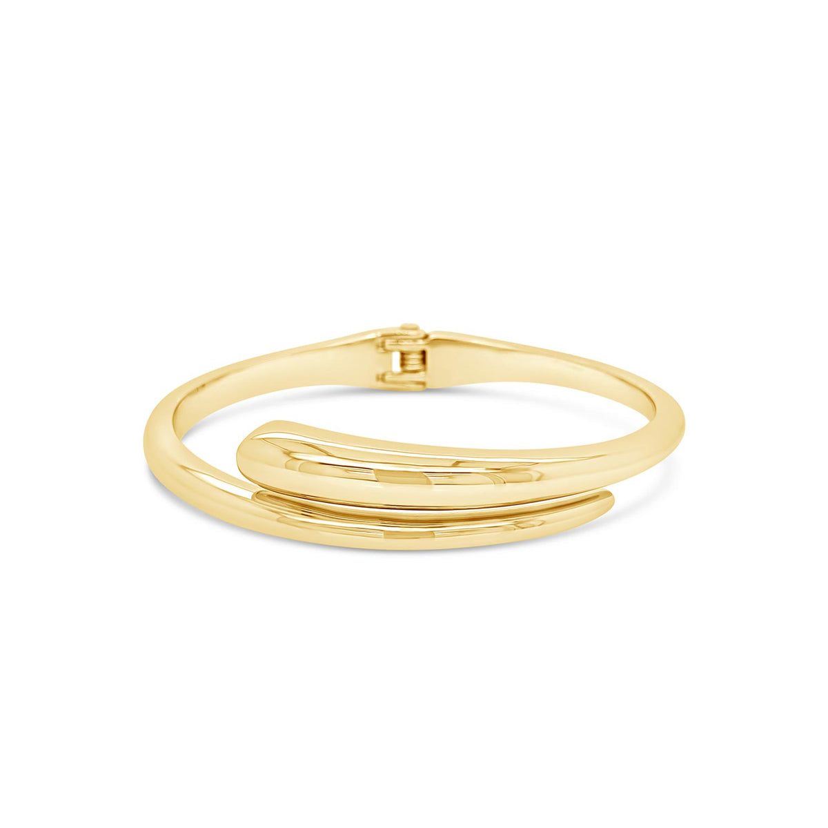 Absolute Hinged Bangle, Gold