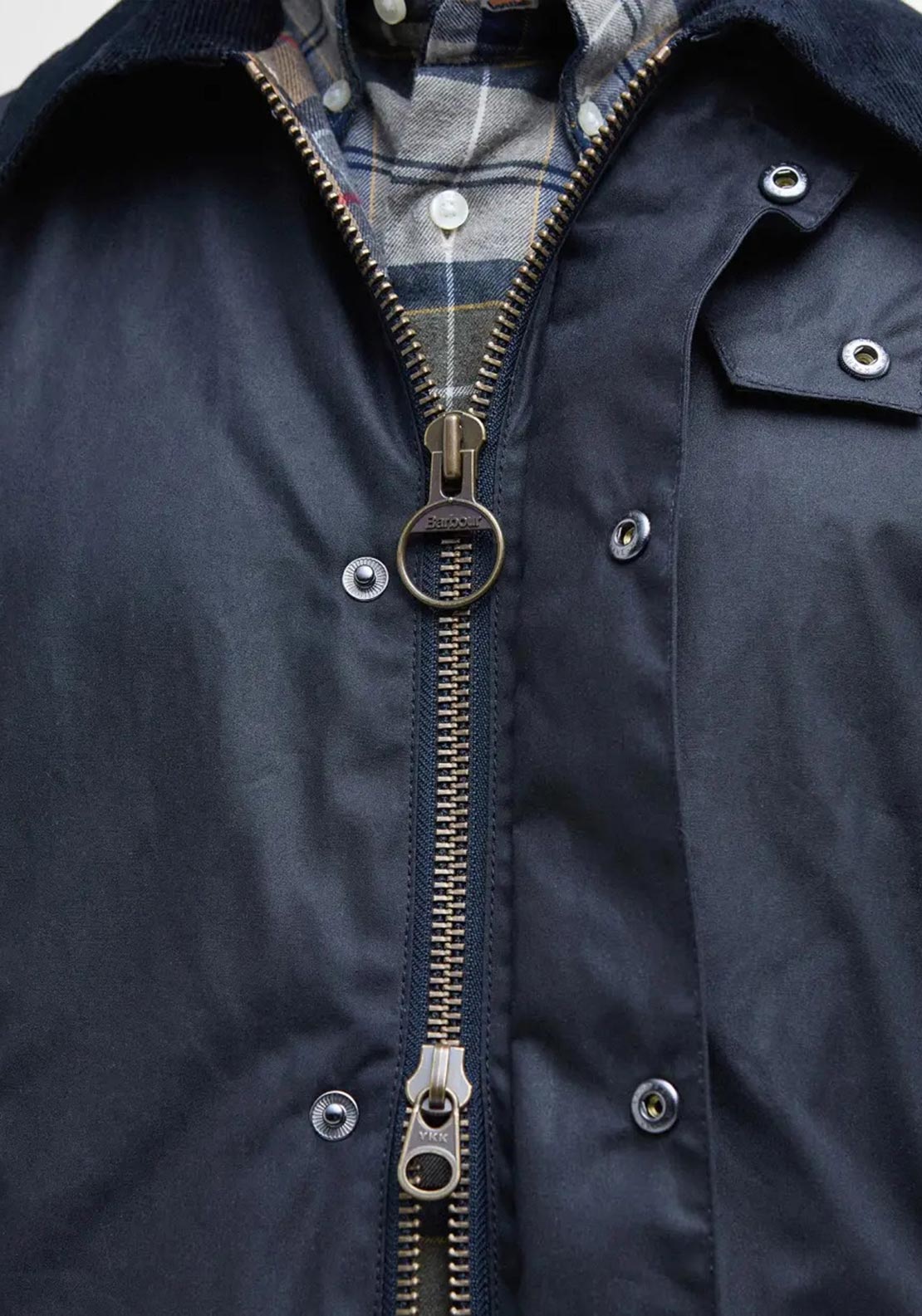 Barbour Men’s Ashby Wax Jacket, Navy