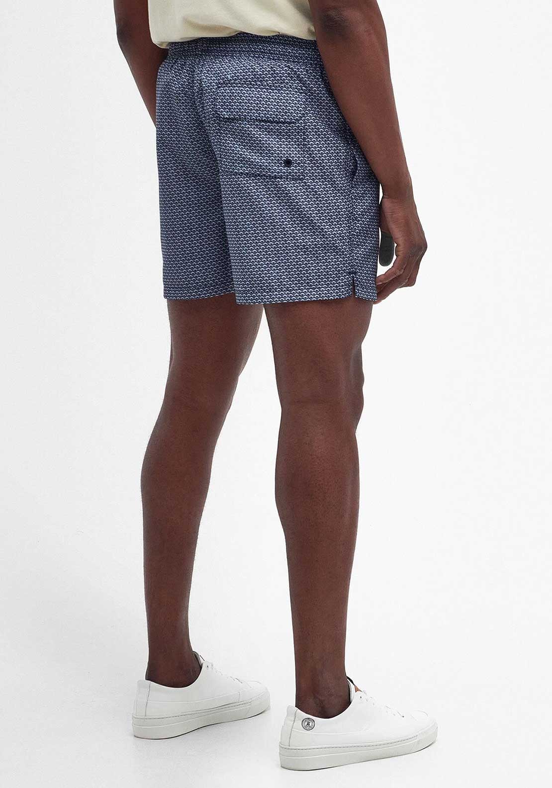 Barbour Shell Swim Shorts, Navy Multi