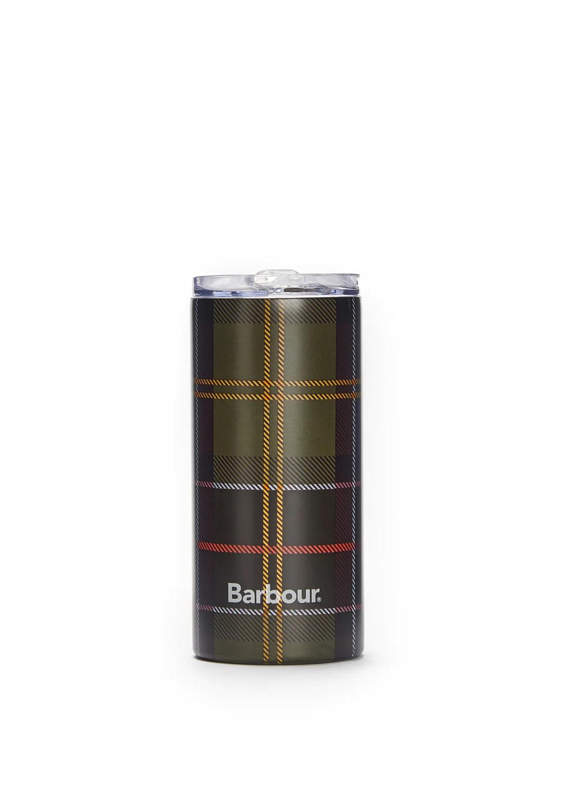 Barbour Tartan Travel Mug, Olive McElhinneys