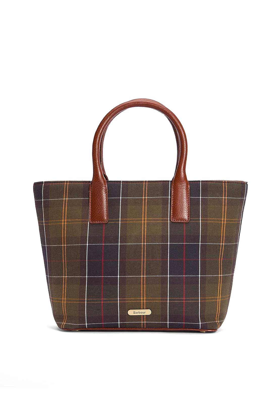 Barbour Birch Tartan Tote Bag, Green