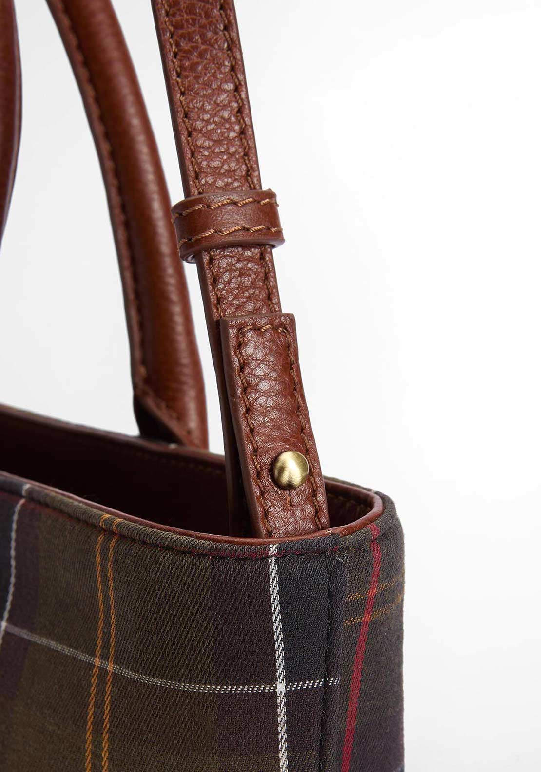 Barbour Birch Tartan Tote Bag, Green