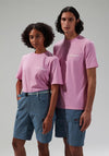 Berghaus Unisex Natural Grit Logo T-Shirt, Pink