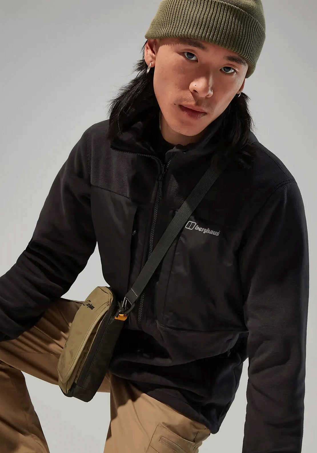 Mens black 2025 berghaus fleece