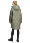Betty Barclay Long Quilted Jacket, Khaki