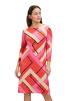 Betty Barclay Vibrant Abstract Print Knee Length Dress, Red