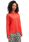 Betty Barclay Knitted Pullover Jumper, Patch Red