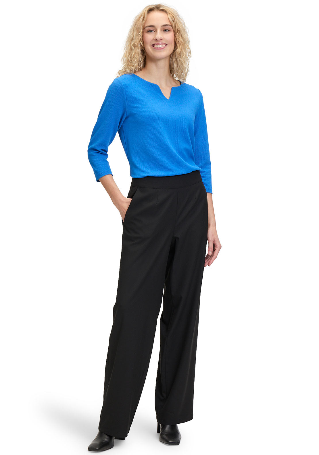 Betty Barclay Textured Top, Blue