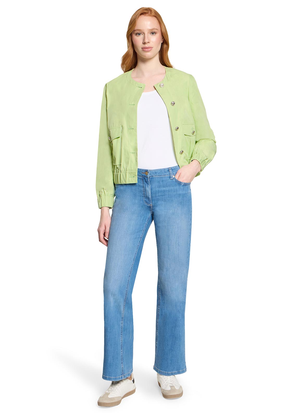 Betty Barclay Button Down Front Jacket, Green