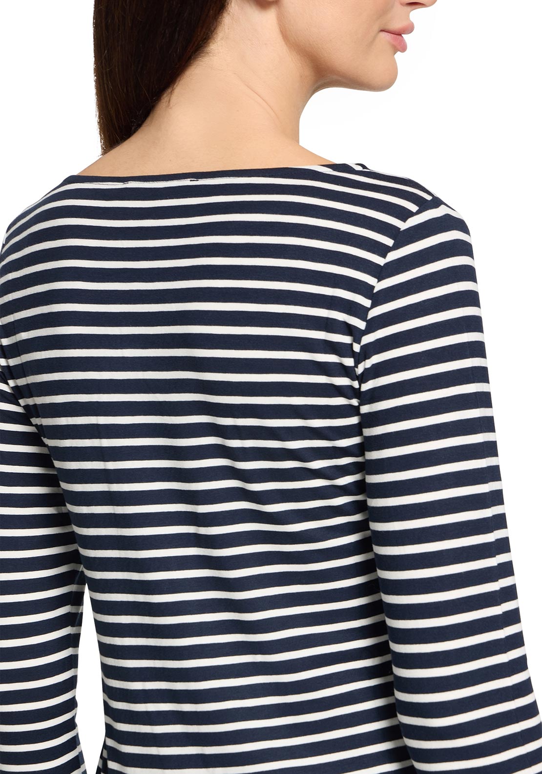 Betty Barclay Striped Basic Top, Navy