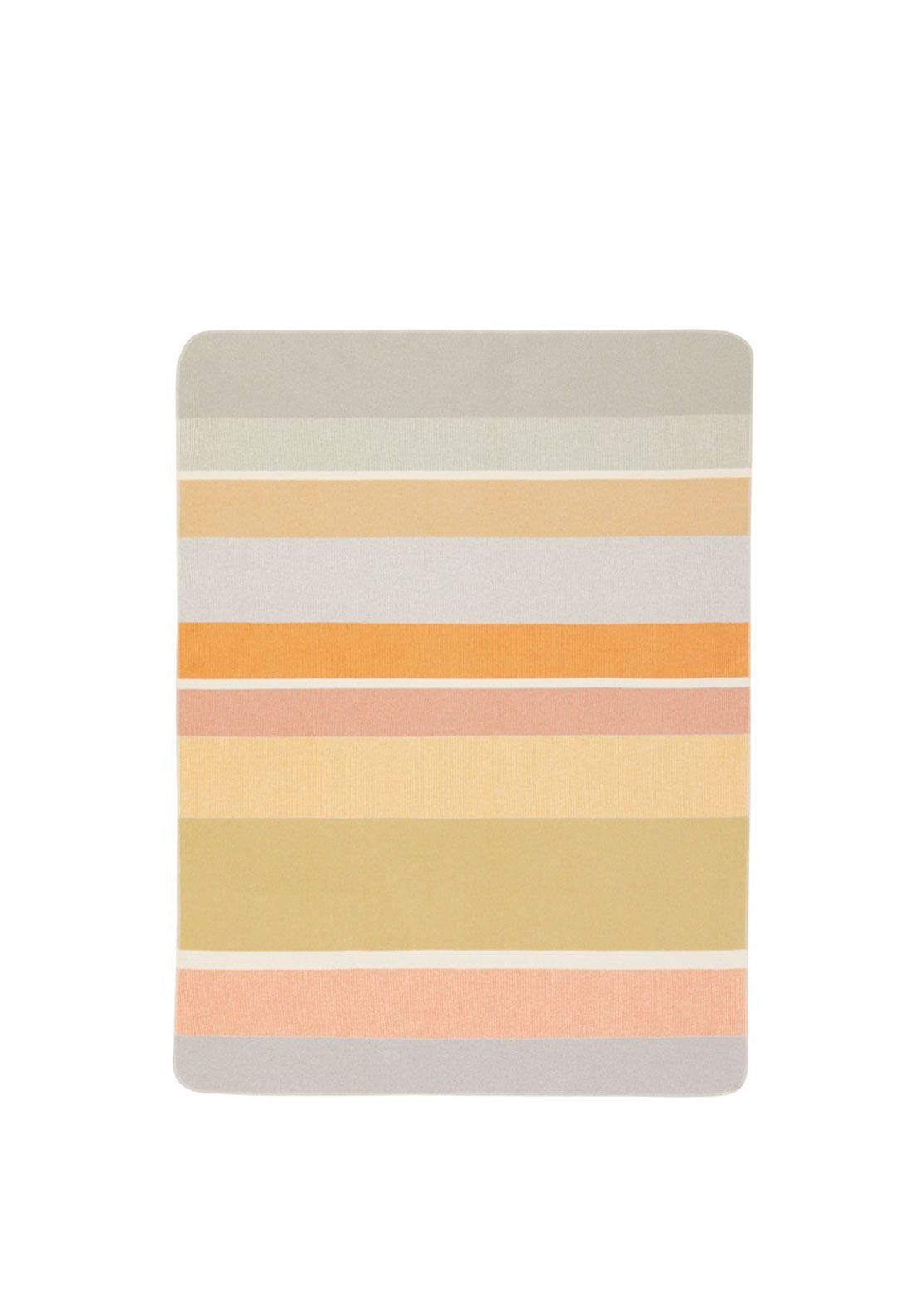 BIEDERLACK THROW STRIPE OASIS