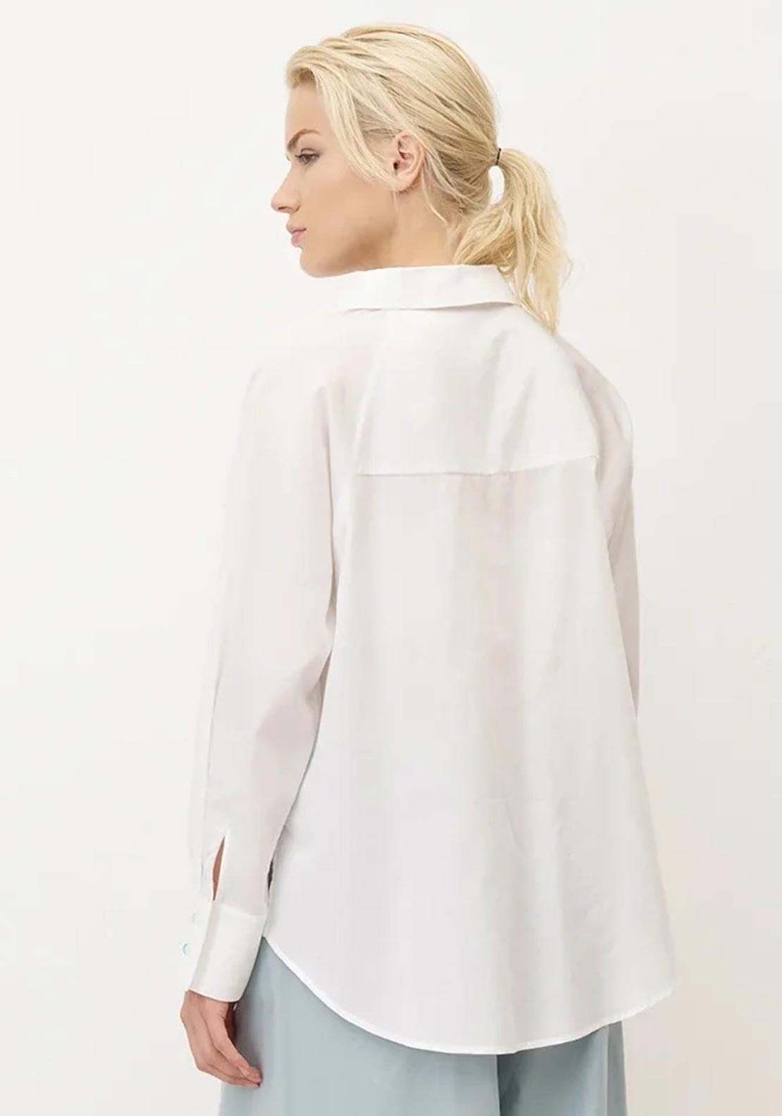 Bize Pocket Detail Shirt, White