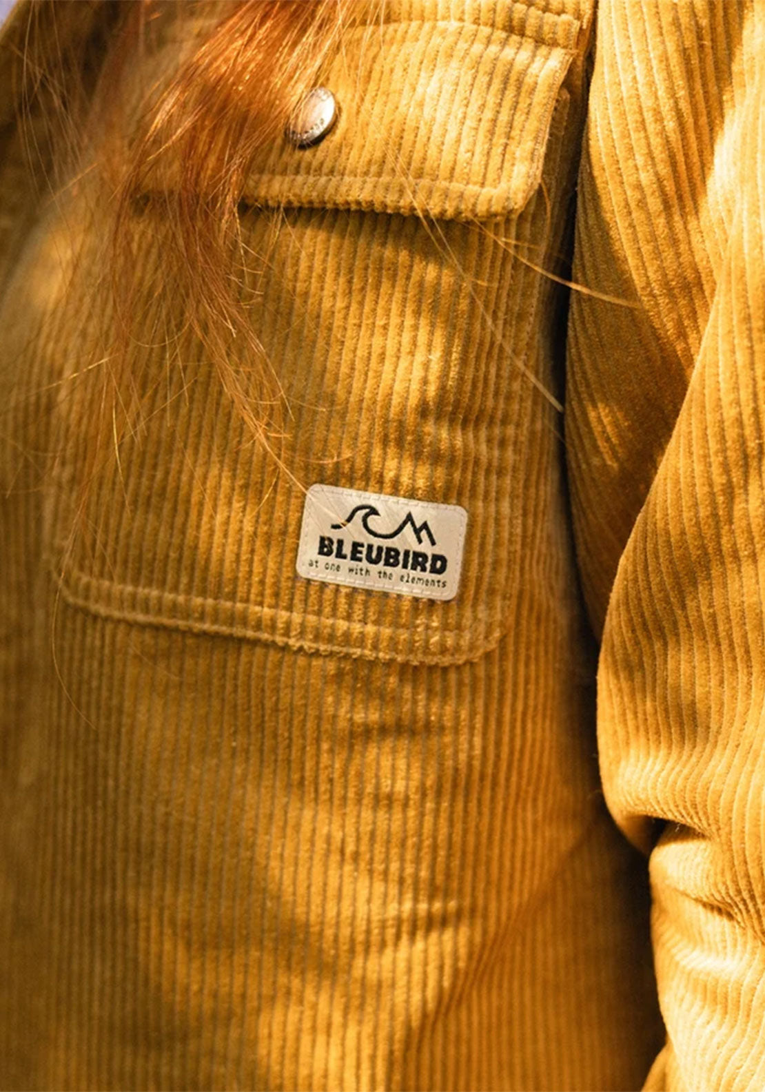 Bleubird Rambler Overshirt, Mustard Yellow