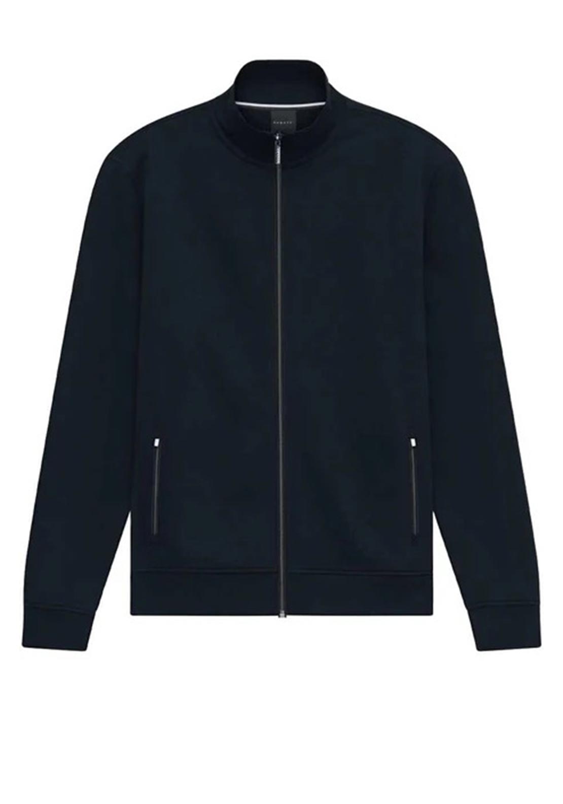 Bugatti Knitted Full Zip Sweatshirt, Navy