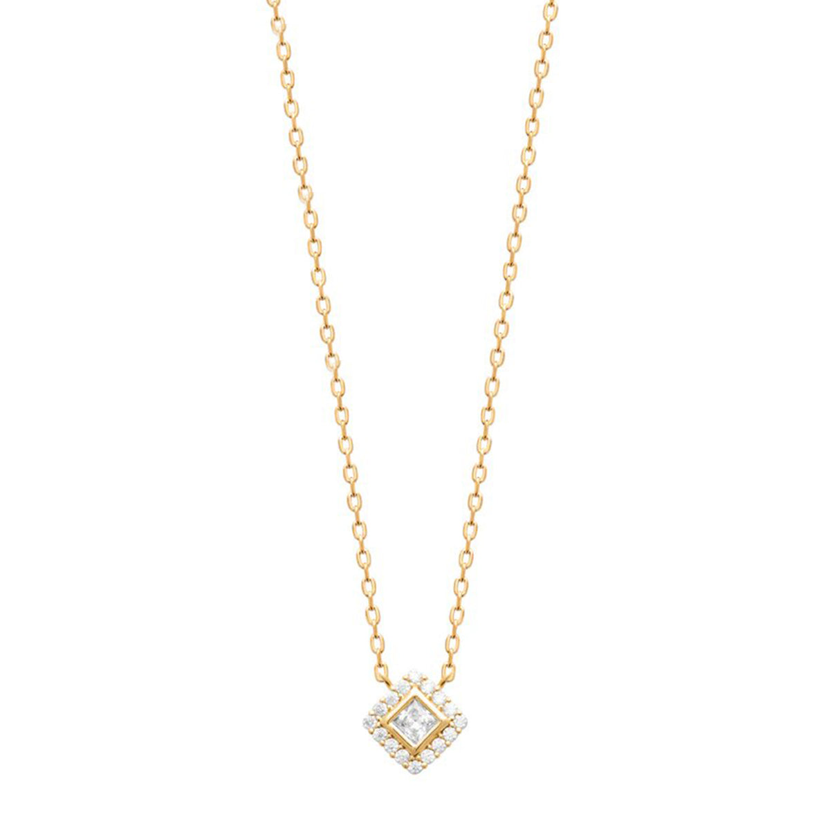 Burren Jewellery Lucky Charm Necklace, Gold