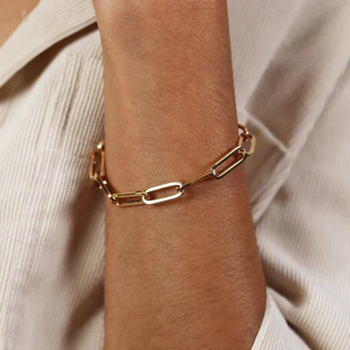Burren Jewellery Luna Charm Bracelet, Gold