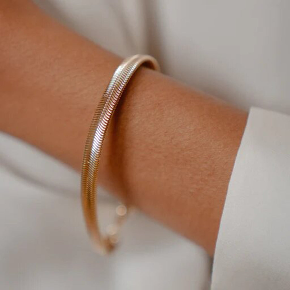 Burren Jewellery Medusa Bracelet, Gold