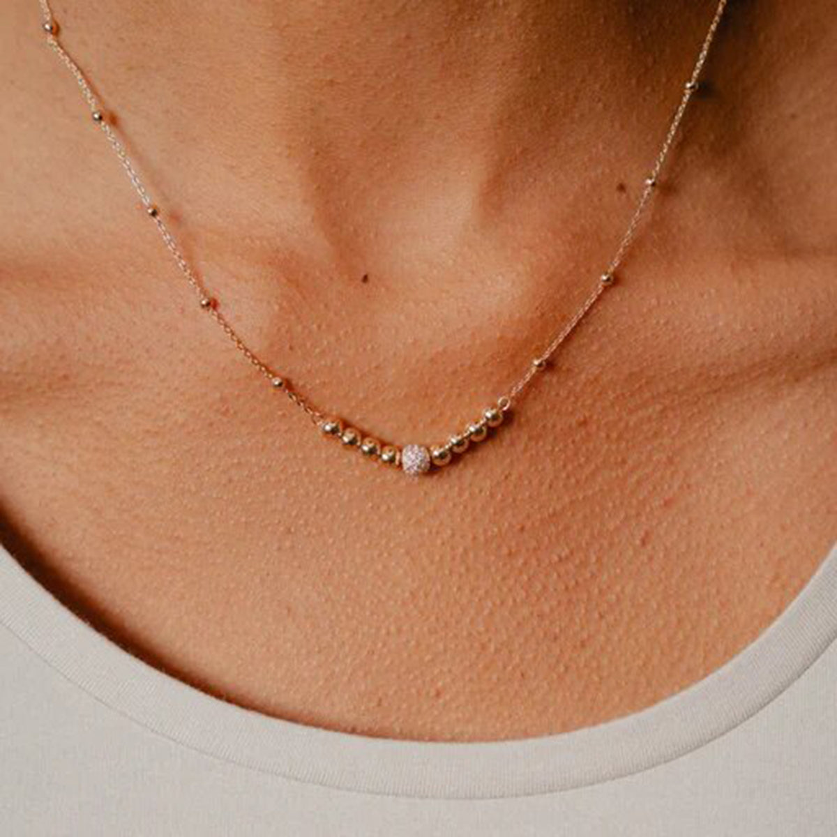 Burren Jewellery Miss Understood Necklace, Gold
