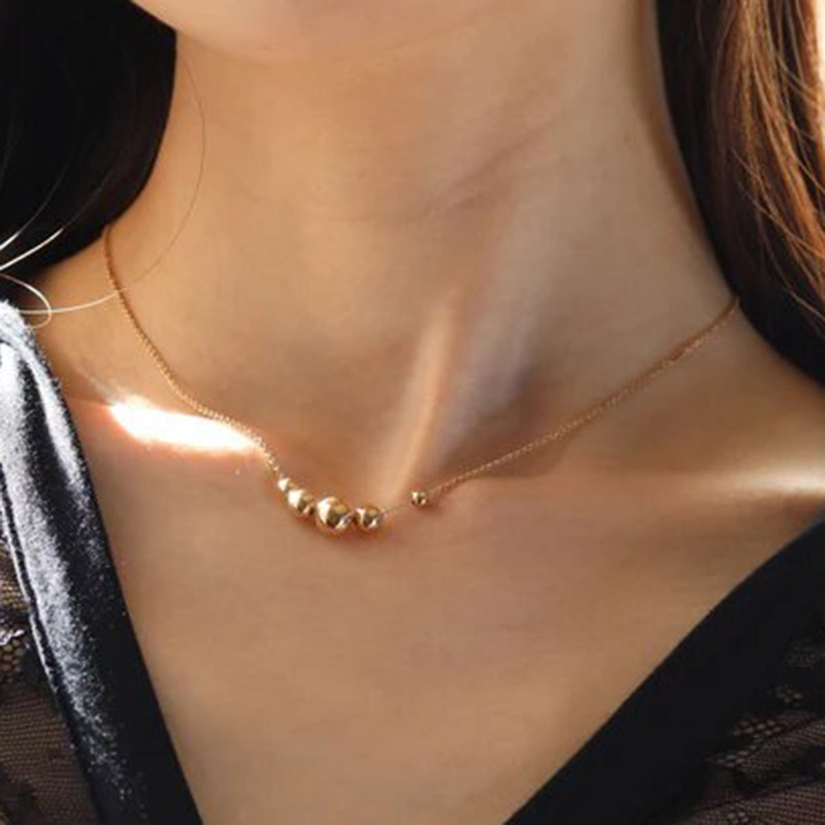 Burren Jewellery Wildflower Necklace, Gold