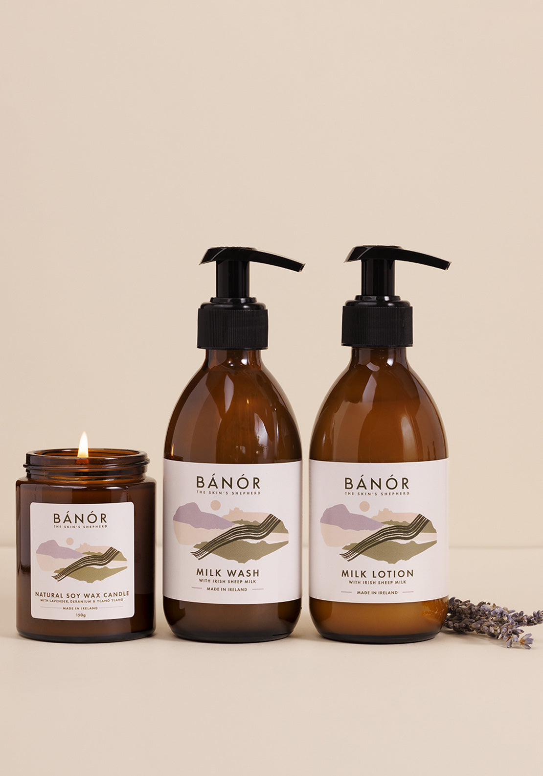 BÁNÓR The Milk Hand & Body Collection Skincare Set