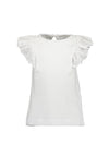 Blue Seven Baby Girl Frill Sleeve Top, White