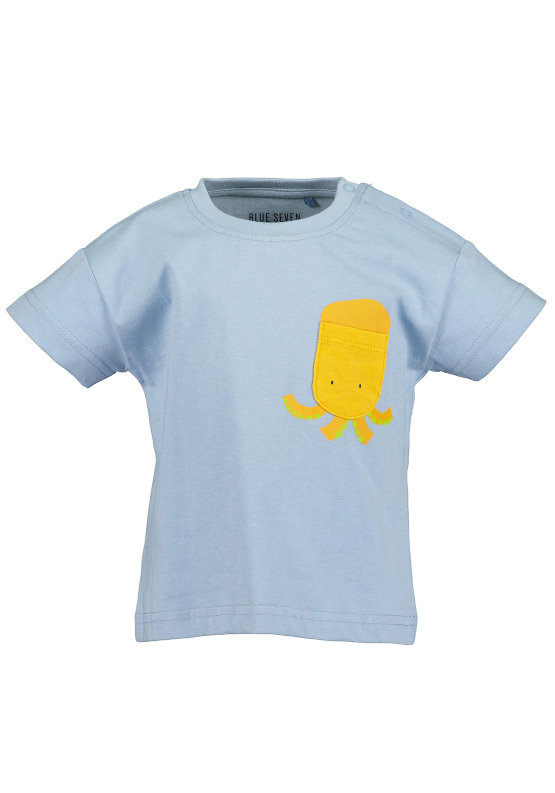 Blue Seven Baby Boy Octopus Short Sleeve Tee, Blue