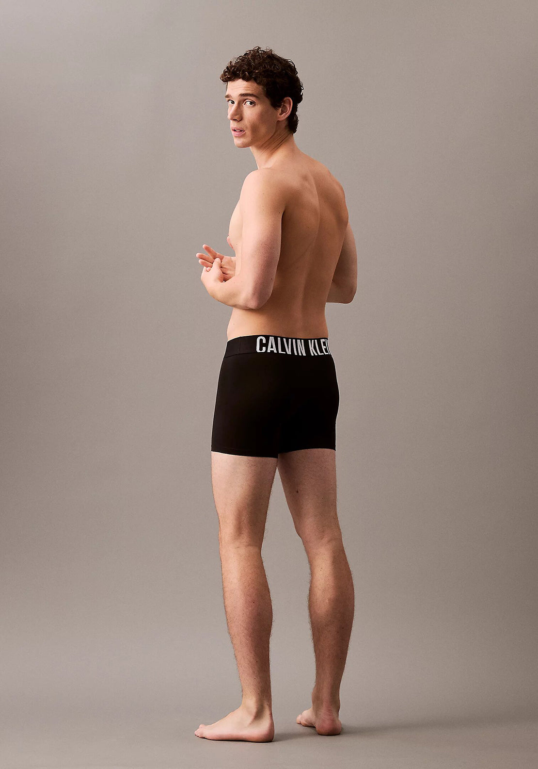 Calvin Klein 3 Pack Intense Power Microfibre Boxer Briefs, Black Multi