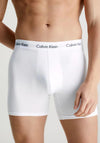 Calvin Klein Cotton Stretch 3 Pack Boxer Briefs, Grey Heather Multi
